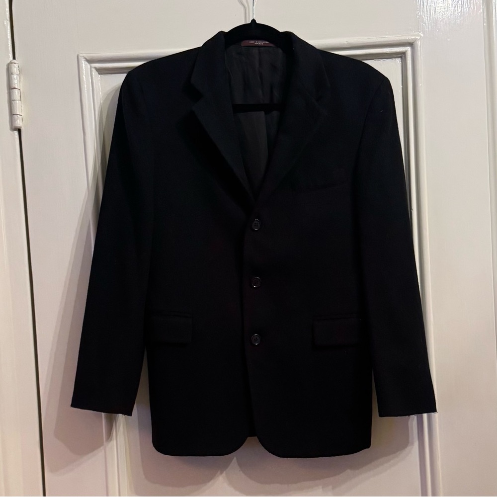 Classic Boys Black Brooks Brothers  Blazer